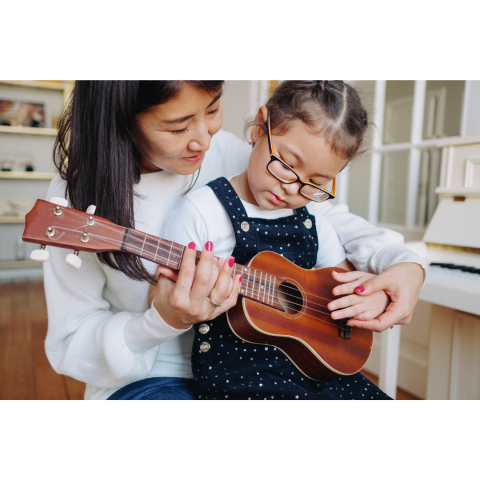 mother daughter ukulele