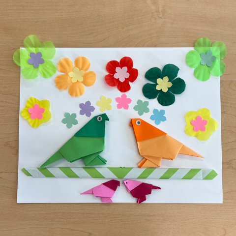 origami birds