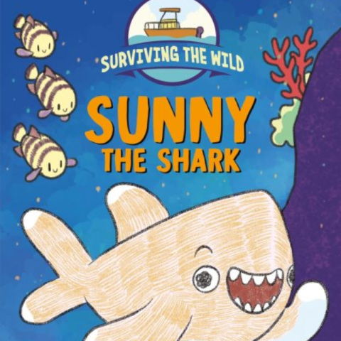 book cover featuring Sunny the Shark