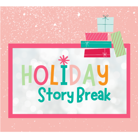 Holiday story break with presents