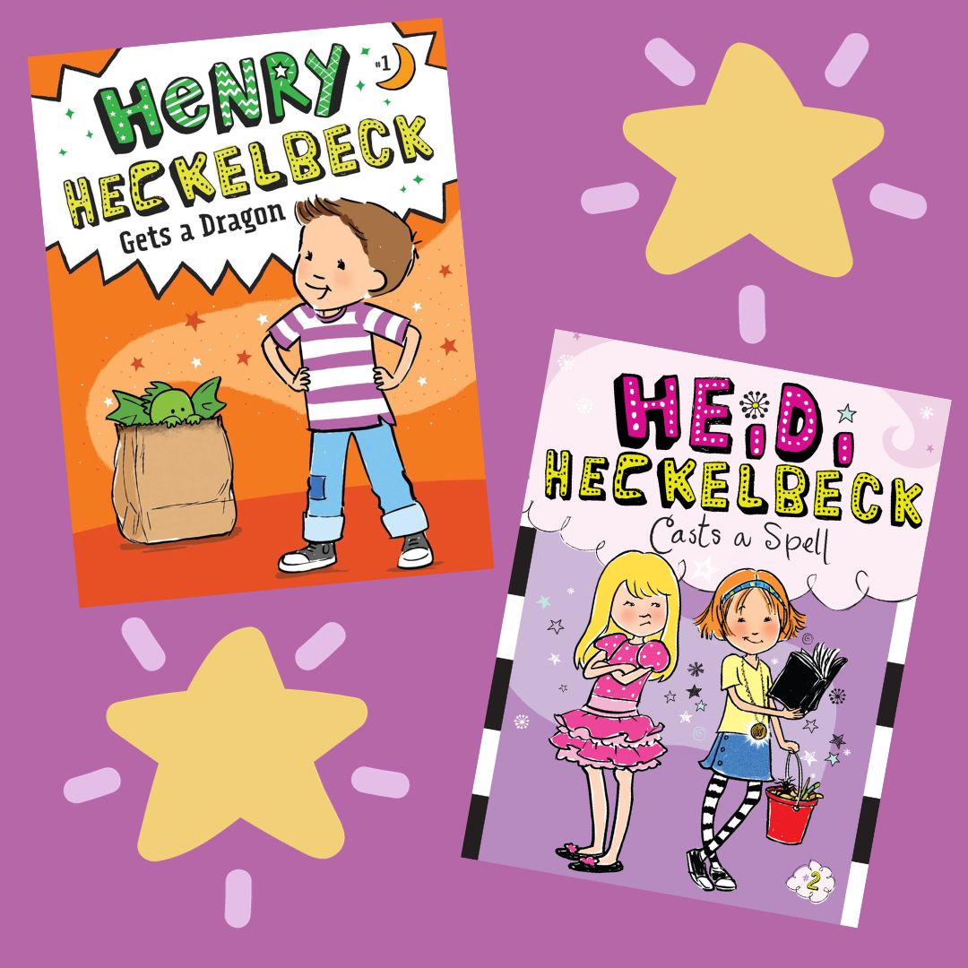 Two book covers Heidi & Henry Heckelbeck