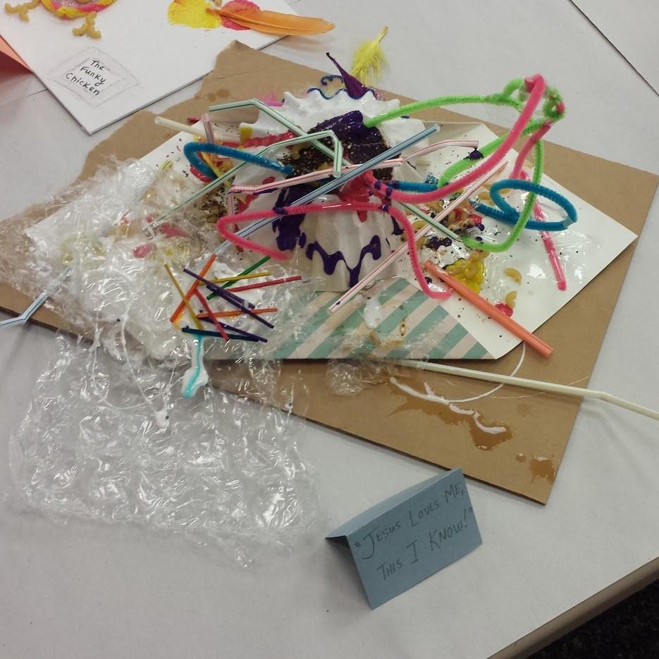 A wonderful mess of art