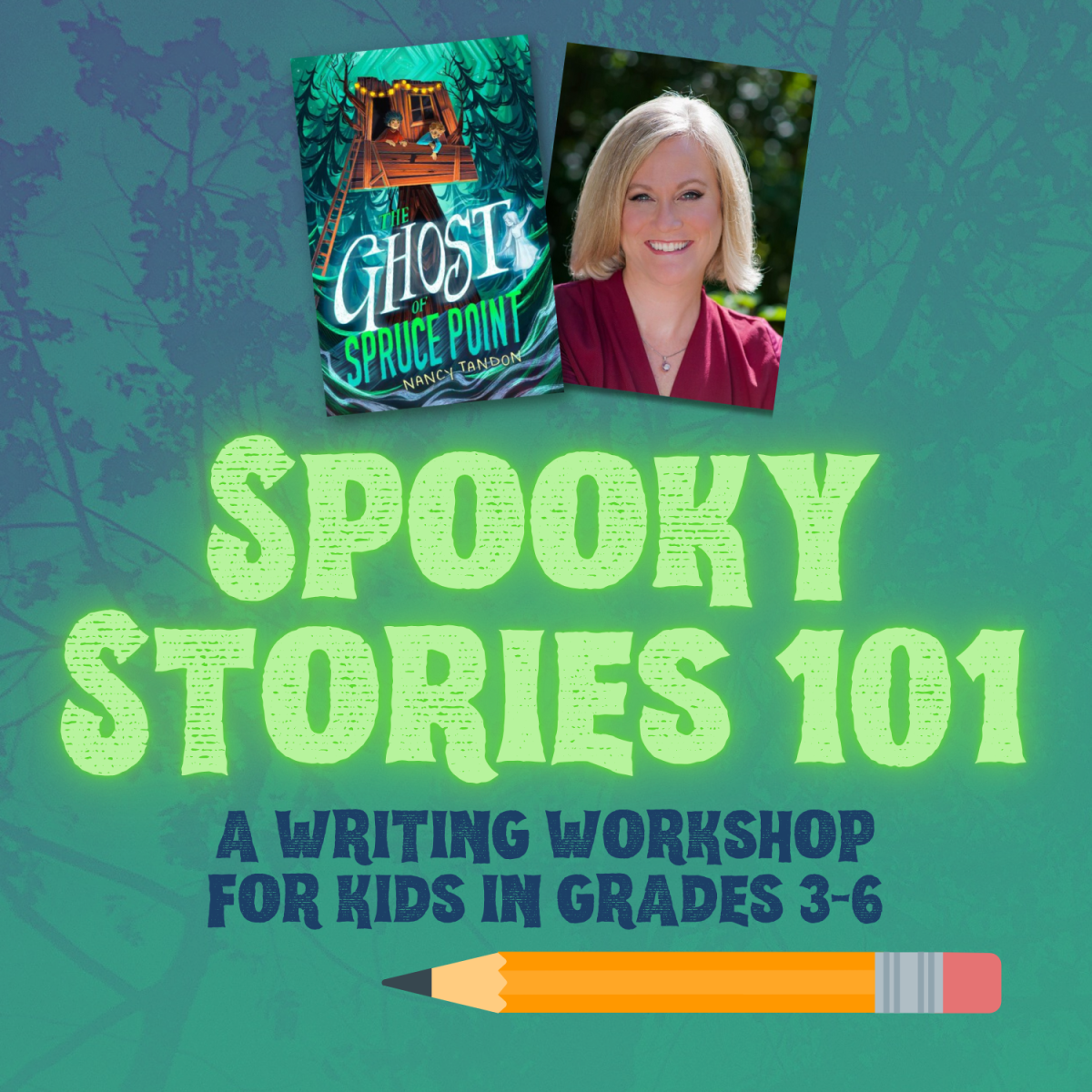 Spooky Stories 101 Writing Workshop for kids in grades 3-6
